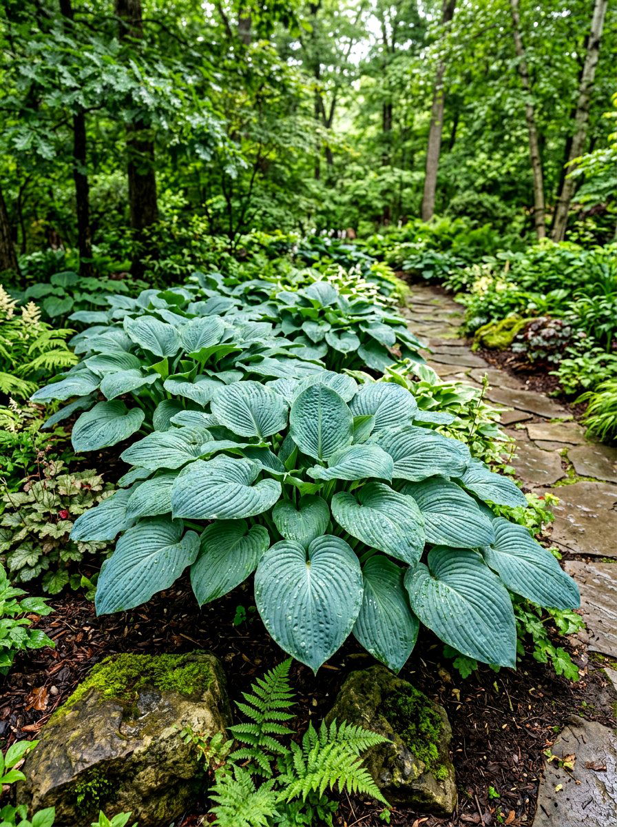 Slug resistant hosta garden - 30 hosta border ideas