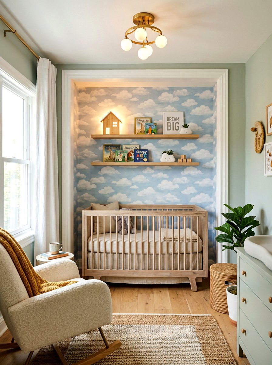 Small Alcove Nursery - 30 small nursery layout ideas