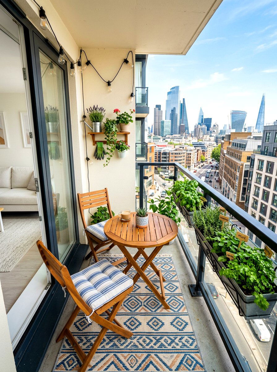 Small Apartment Balcony Setup - 30 patio decorating ideas