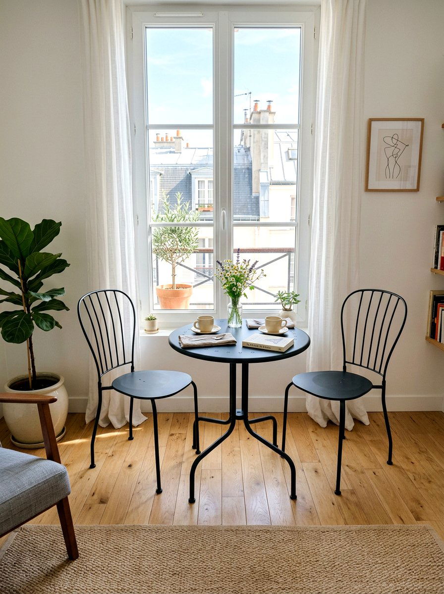 Small Apartment Bistro Set - 30 breakfast window nook ideas