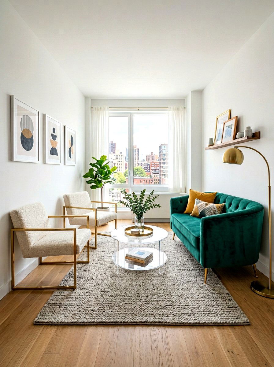 Small Apartment Conversational Setup - 30 conversation seating ideas