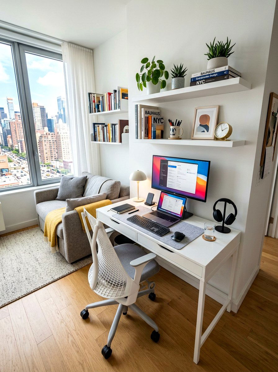 Small Apartment Desk - 30 writing desk nook ideas