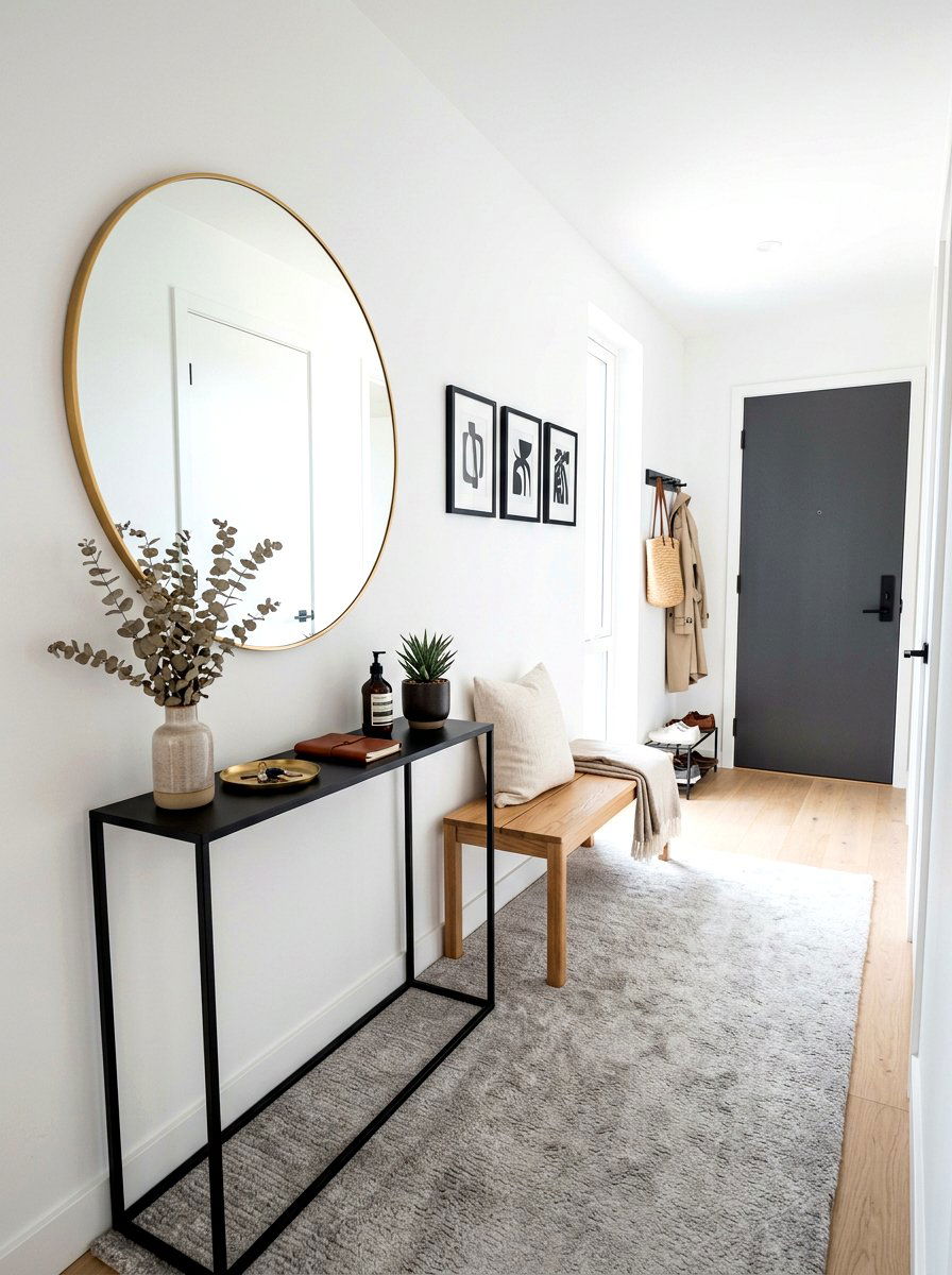 Small Apartment Entryway - 30 Pinterest apartment decor ideas