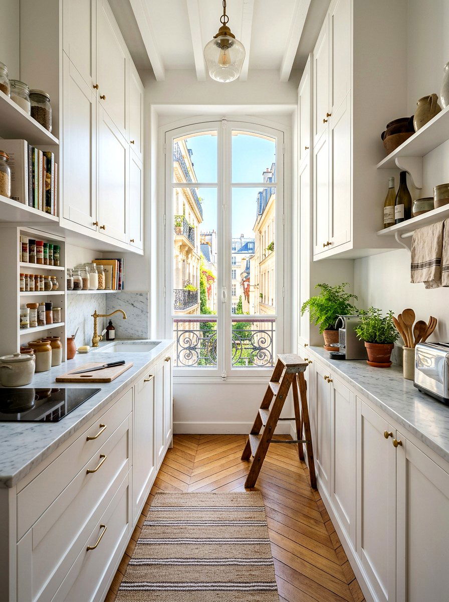 Small Apartment Galley Kitchen - 30 Parisian kitchen ideas