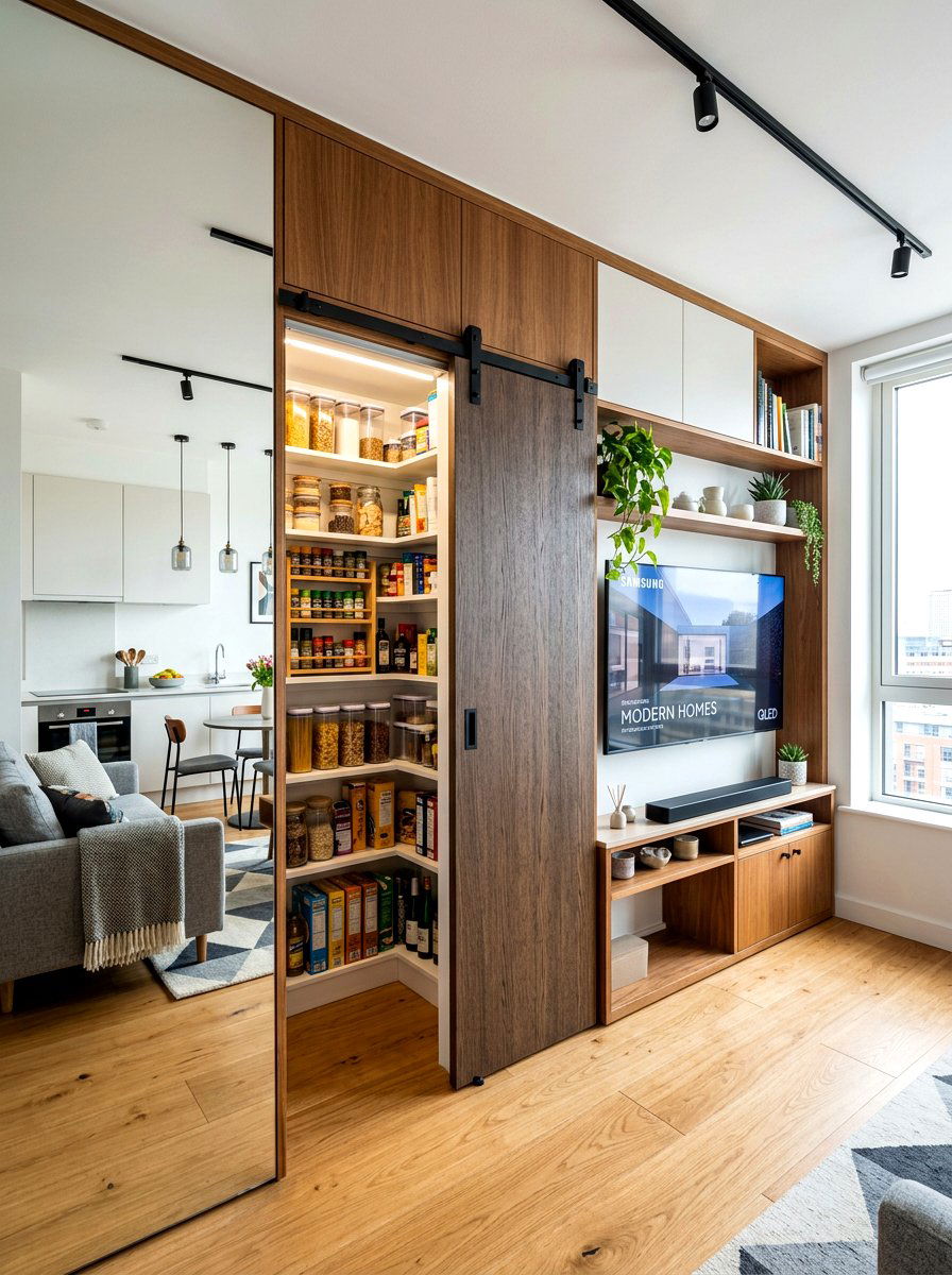 Small Apartment Hidden Pantry - 30 hidden pantry ideas