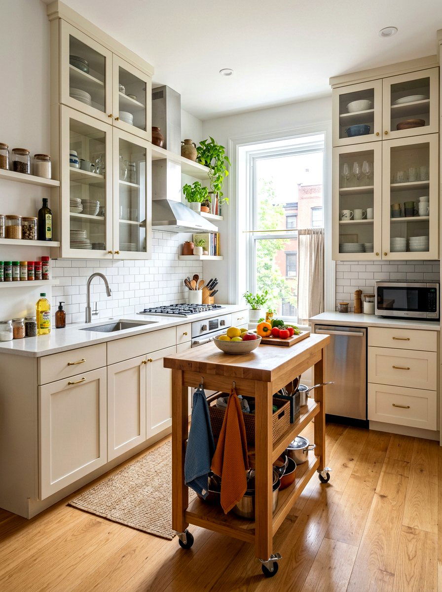 Small Apartment Kitchen - 30 collected kitchen aesthetic ideas