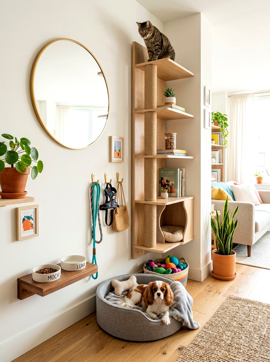 Small Apartment Pet Corner - 30 viral pet room ideas