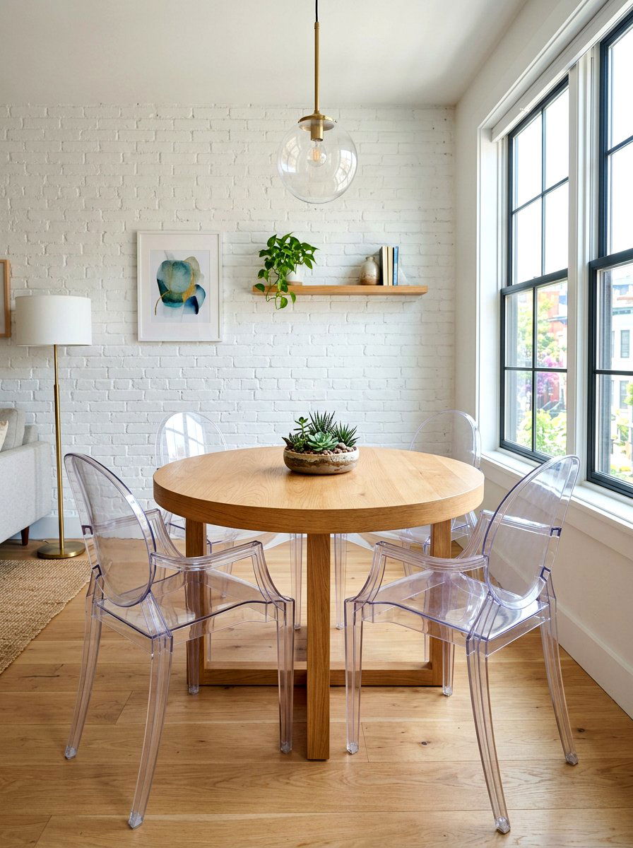 Small Apartment Round Dining - 30 round dining room ideas