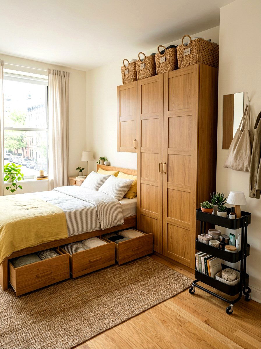 Small Apartment Storage - 30 Pinterest apartment decor ideas
