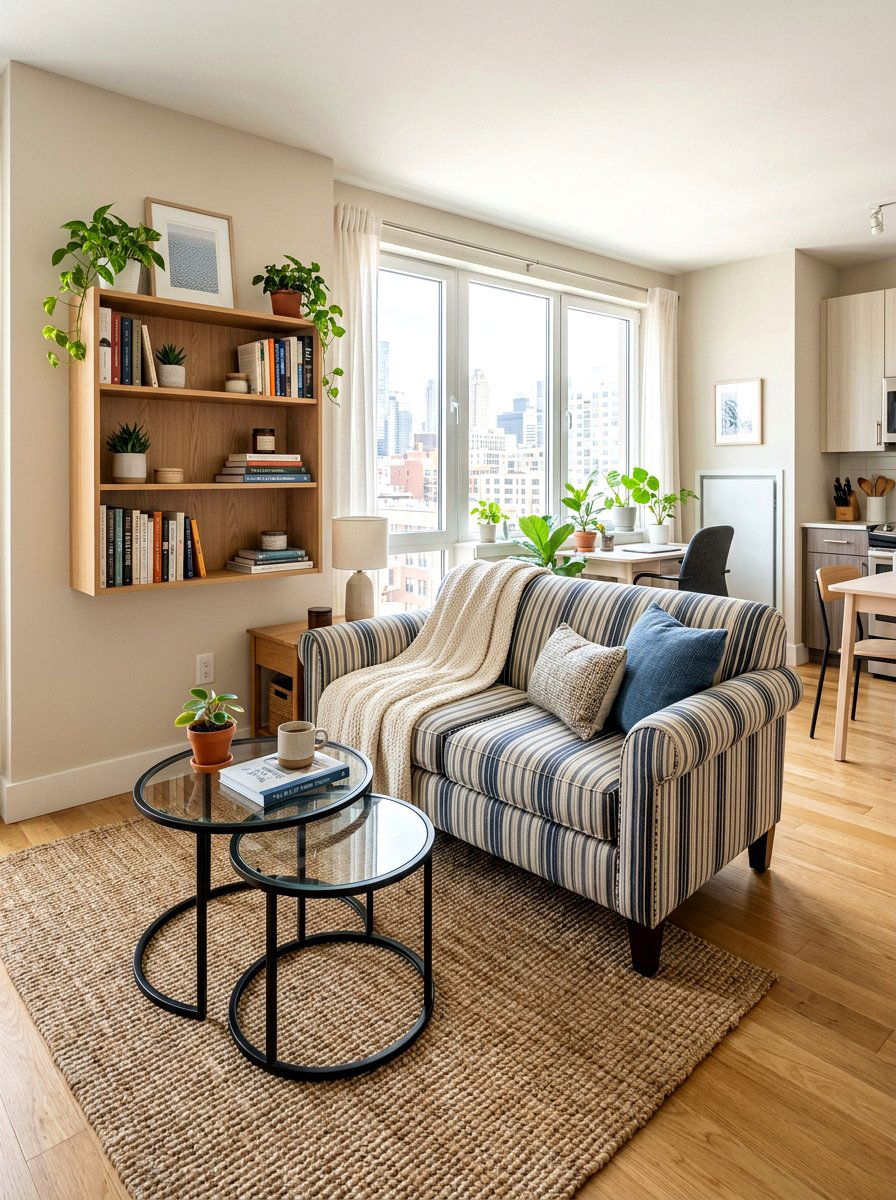 Small Apartment Striped Sofa - 30 striped sofa ideas