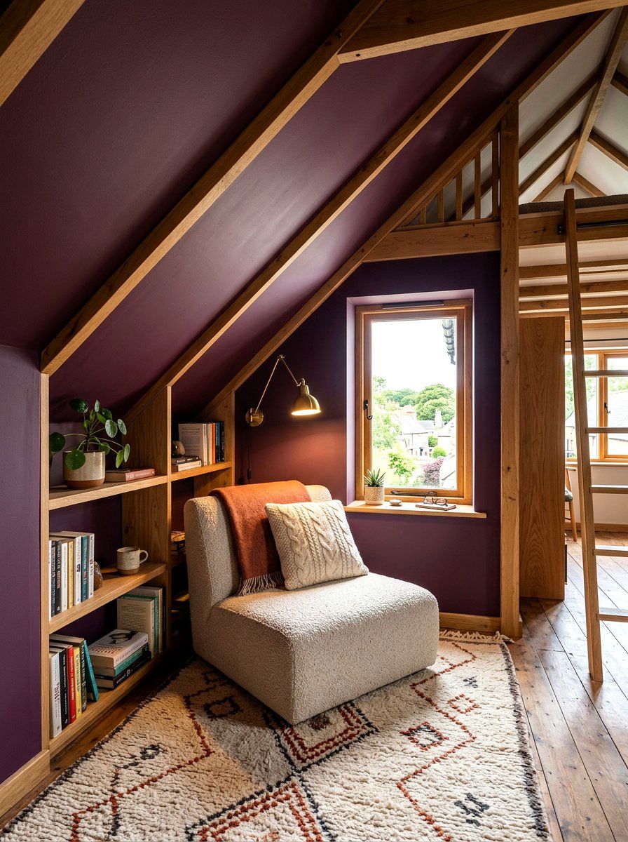 Small Attic Reading Nook - 30 moody reader nook ideas