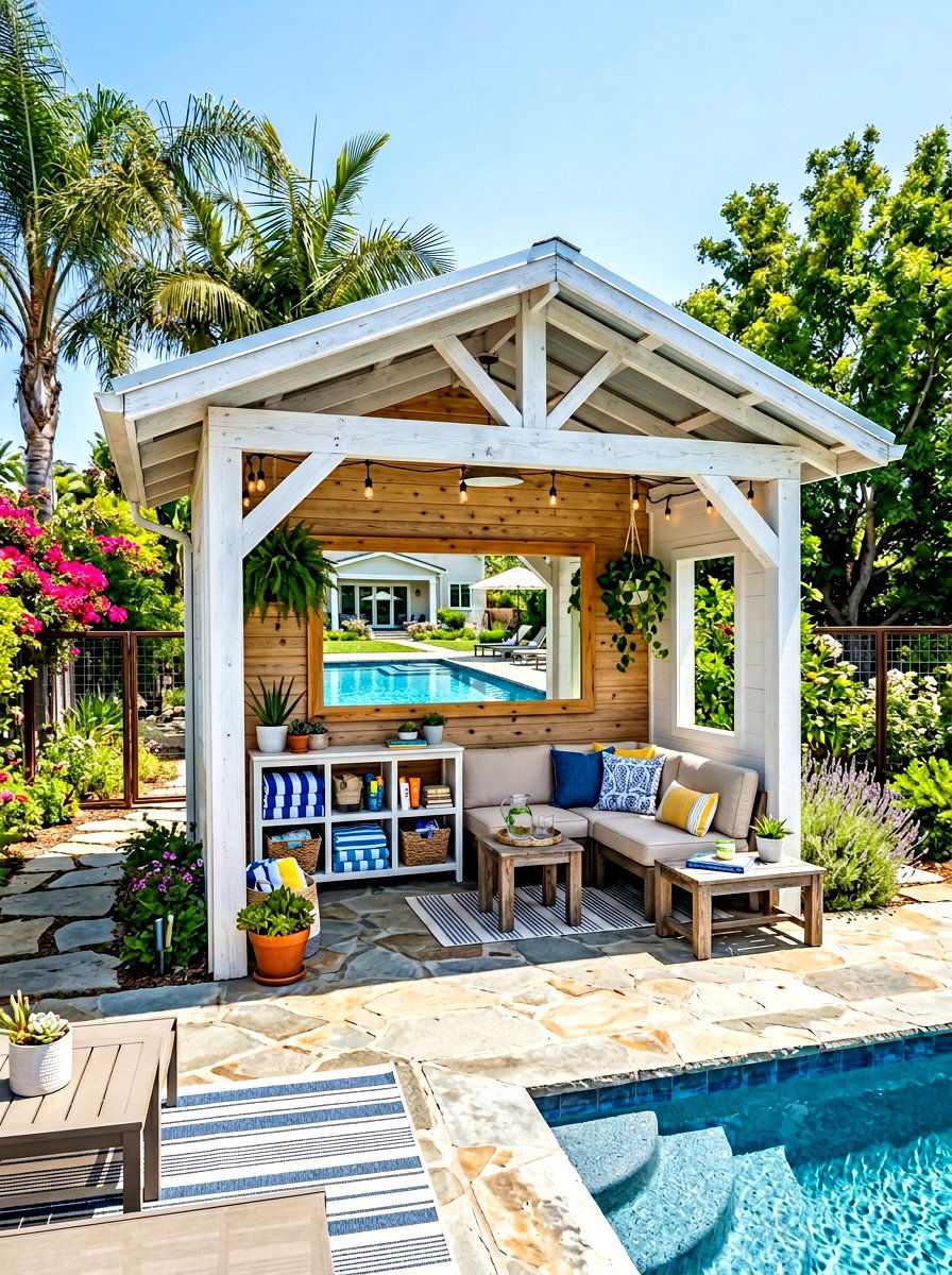 Small Backyard Cabana - 30 cabana lounge ideas