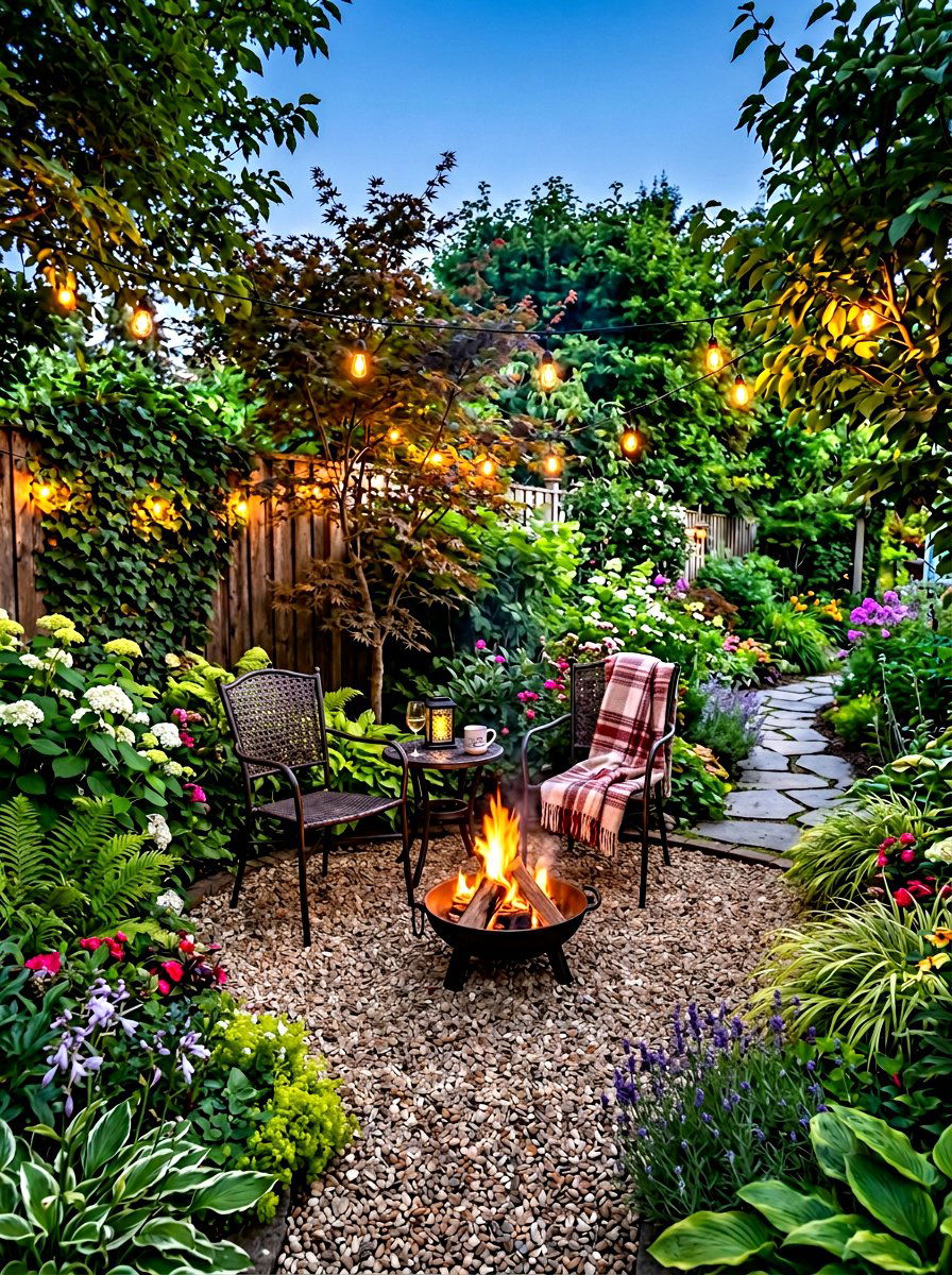 Small Backyard Fire Pit - 30 fire pit gravel area ideas