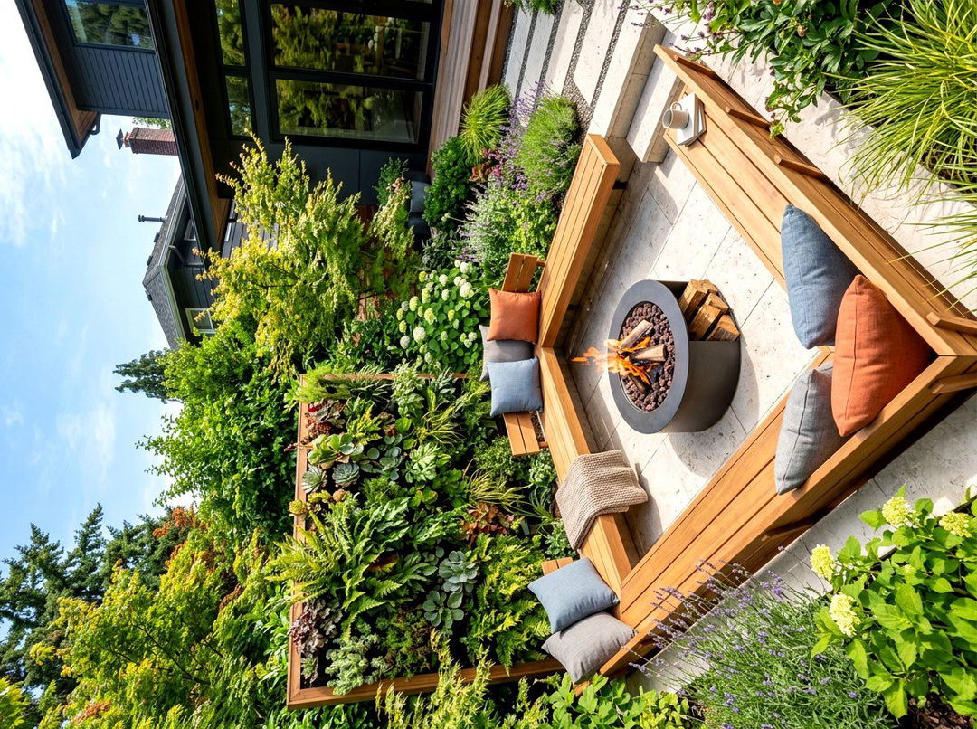 Small Backyard Fire Pit - 30 sunken fire lounge ideas