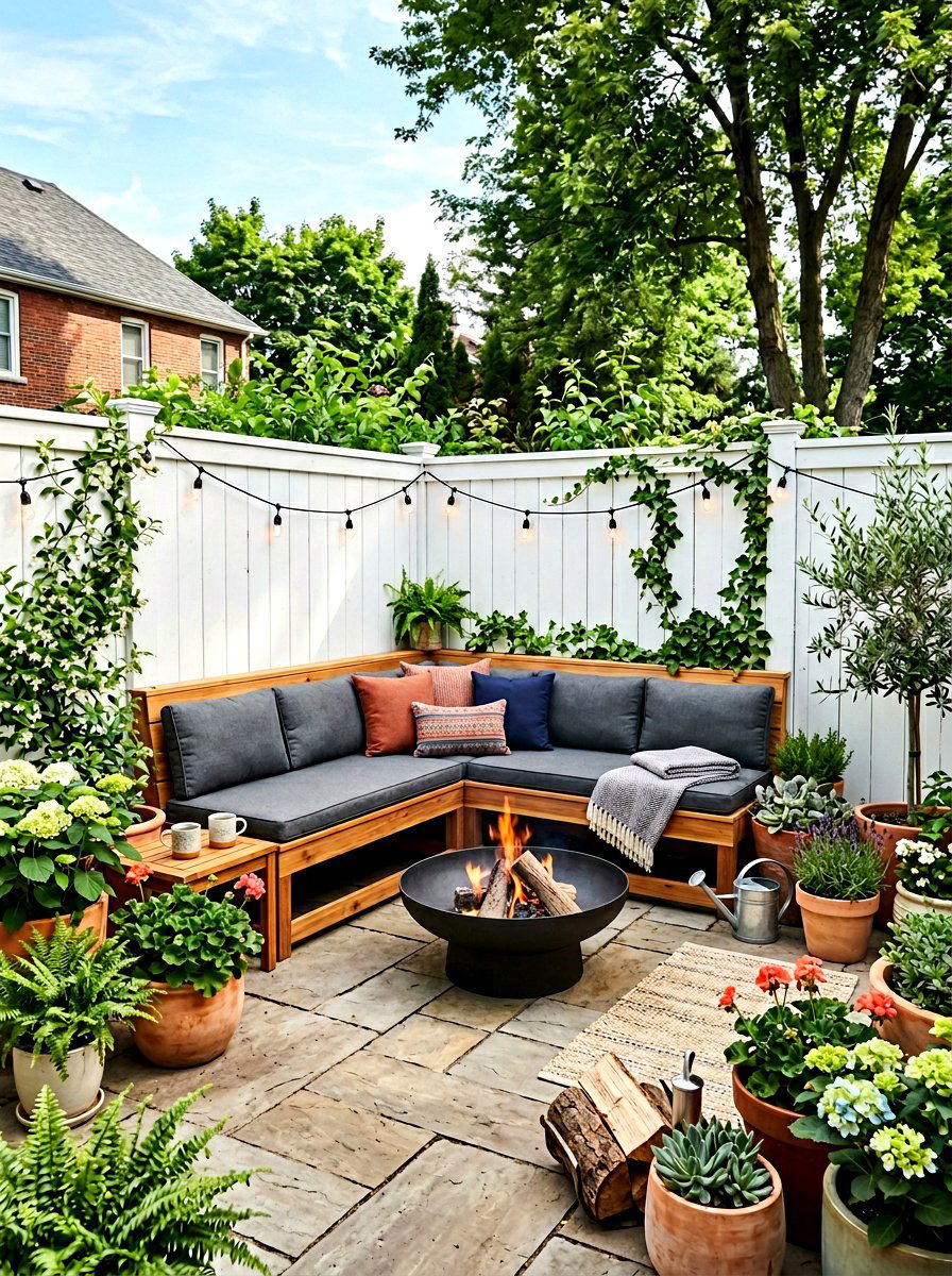 Small Backyard Fire Pit - 30 backyard retreat fire pit ideas