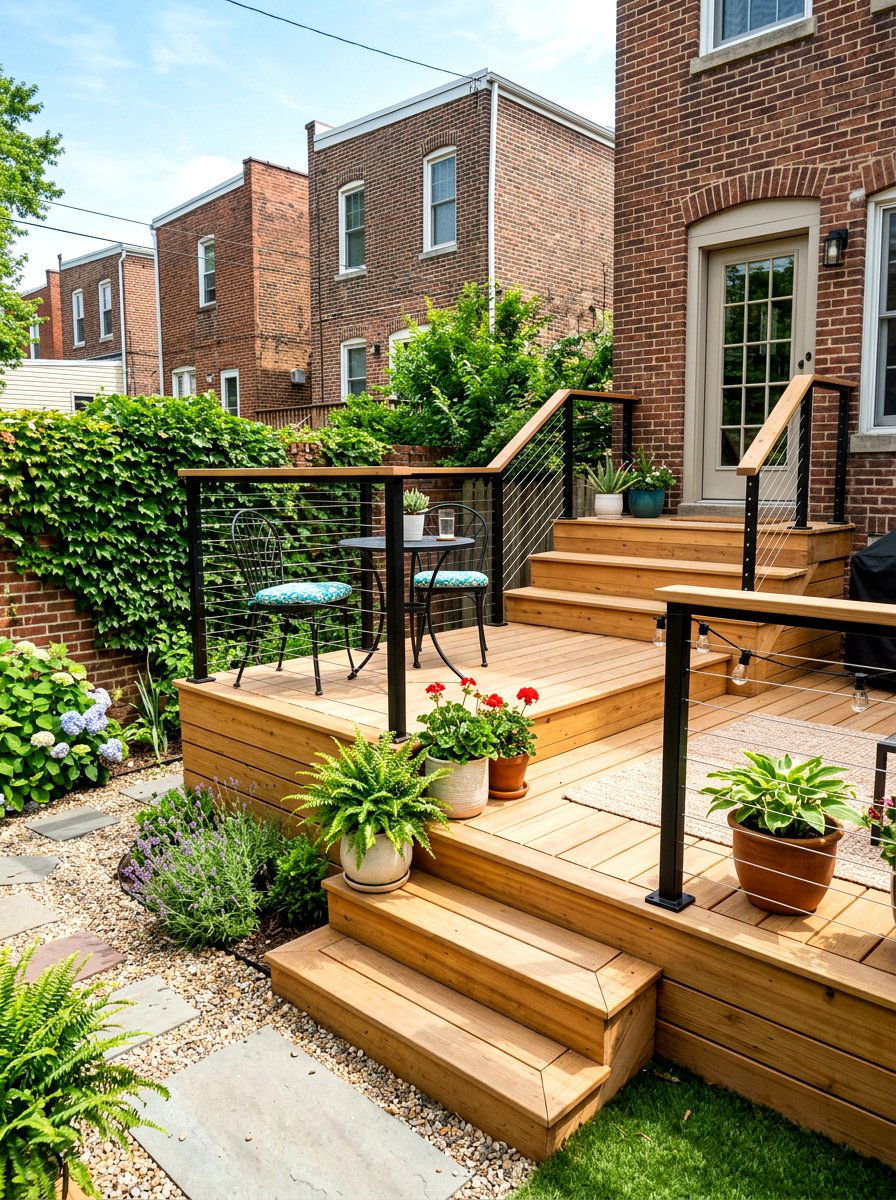 Small Backyard Multi Level Deck - 30 multi level deck ideas