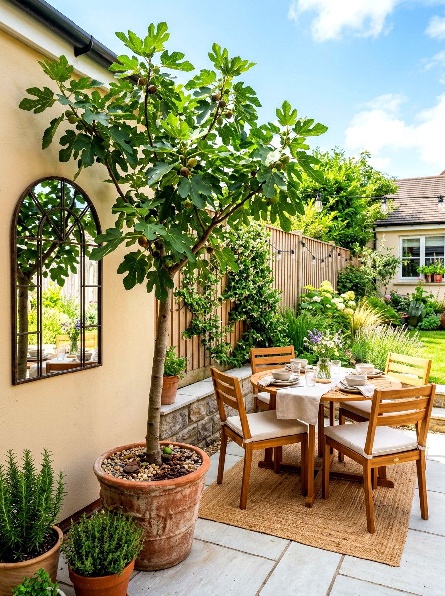 Small Backyard Patio Fig Tree - 30 fig tree patio ideas