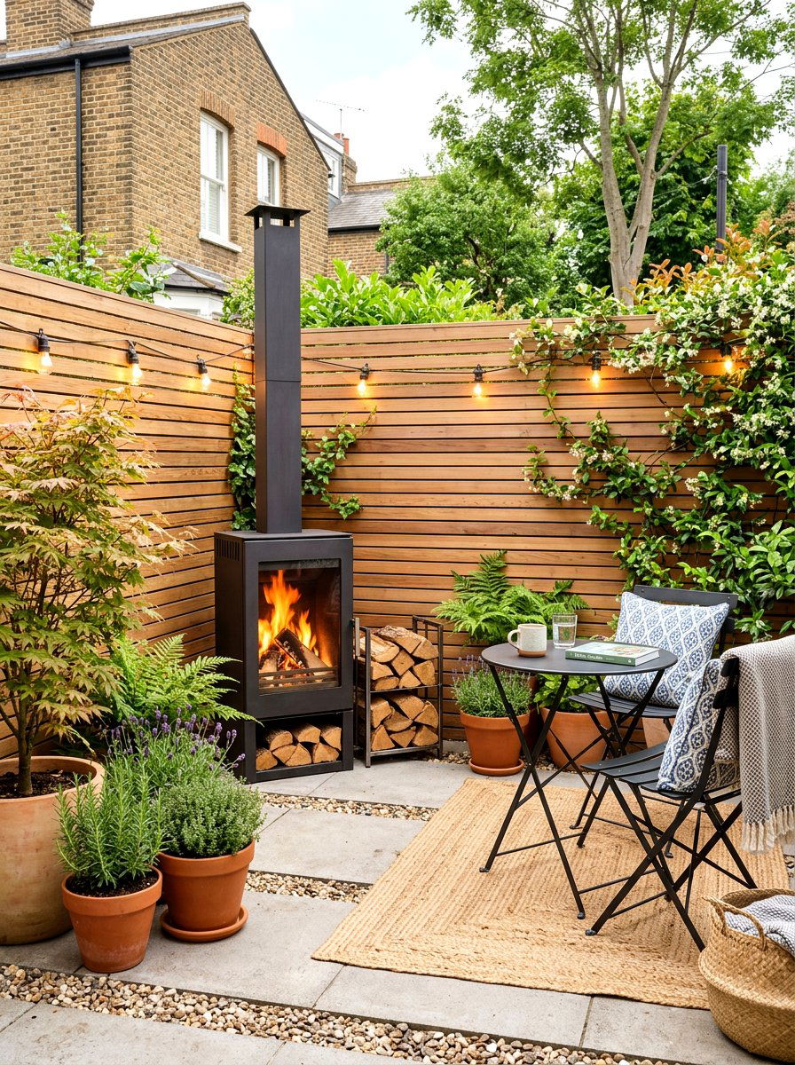 Small Backyard Patio Fireplace - 30 patio fireplace ideas
