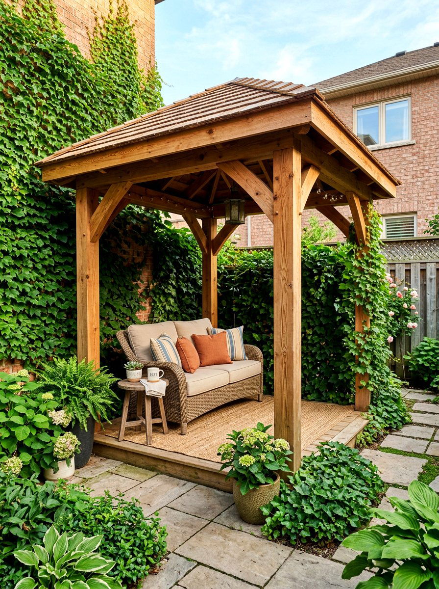 Small Backyard Pavilion - 30 backyard pavilion lounge ideas