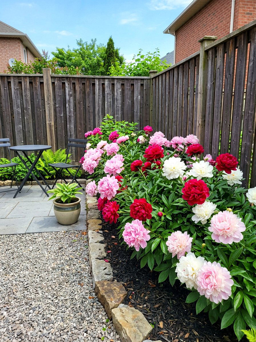 Small Backyard Peony Patch - 30 peony garden ideas