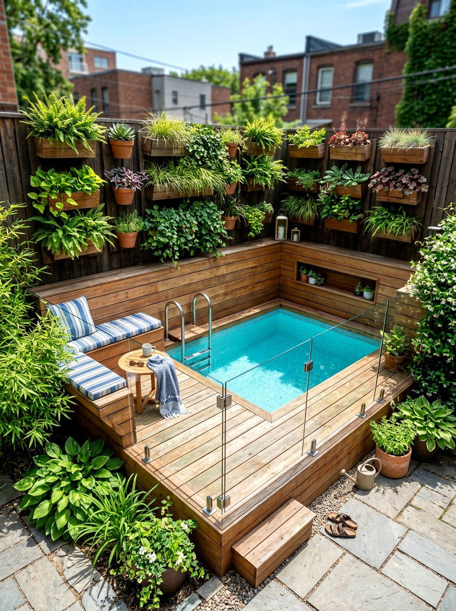 Small Backyard Pool Deck - 30 stock tank pool deck ideas