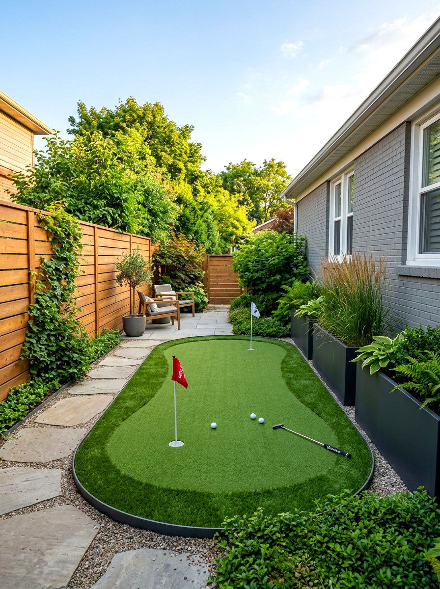 Small Backyard Putting Green - 30 backyard putting green ideas