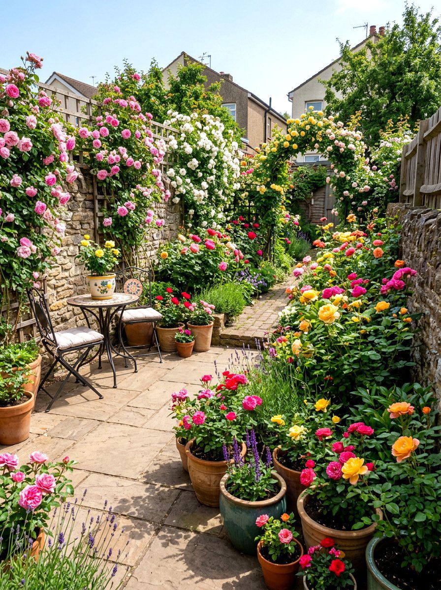 Small Backyard Rose Garden - 30 backyard rose garden ideas