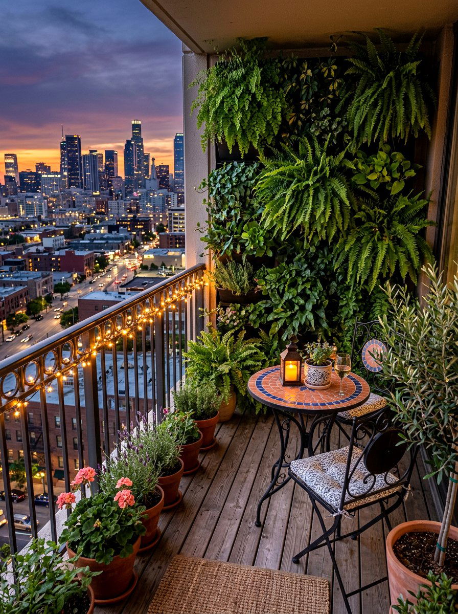 Small Balcony Garden - 30 editorial apartment decor ideas