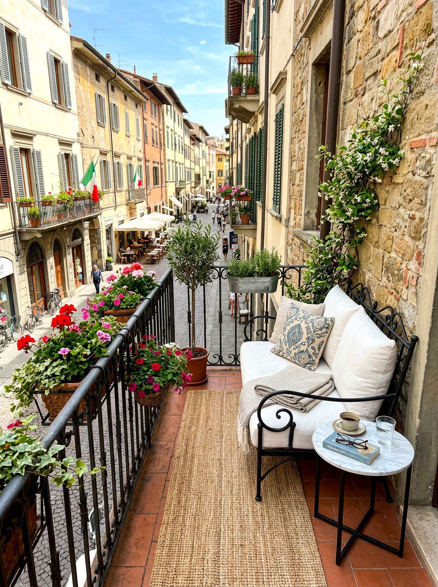 Small Balcony Lounge - 30 plush patio seating ideas