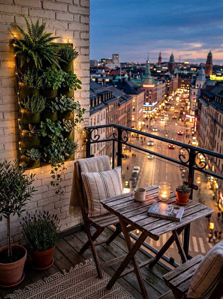 Small Balcony Patio - 30 summer entertaining patio ideas