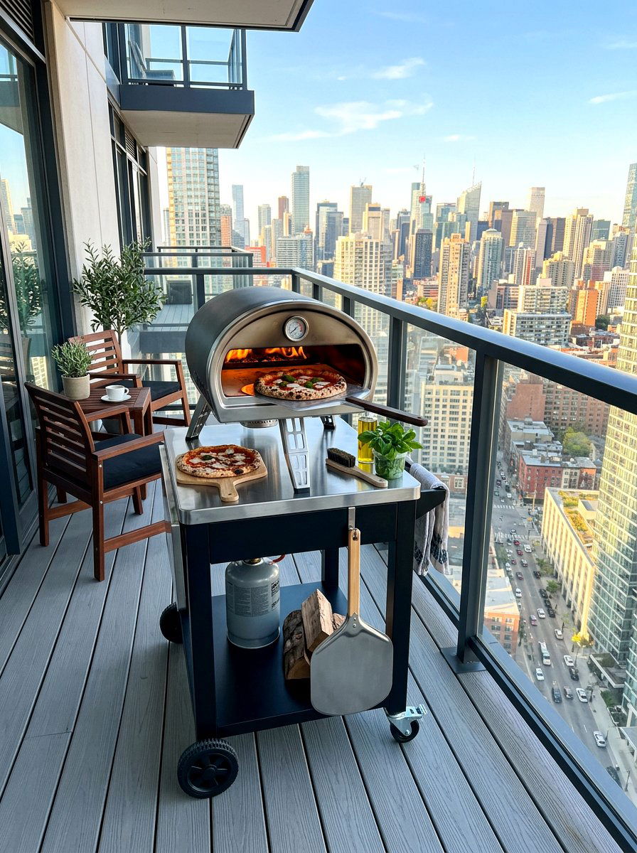 Small Balcony Pizza Oven Setup - 30 pizza oven patio design ideas
