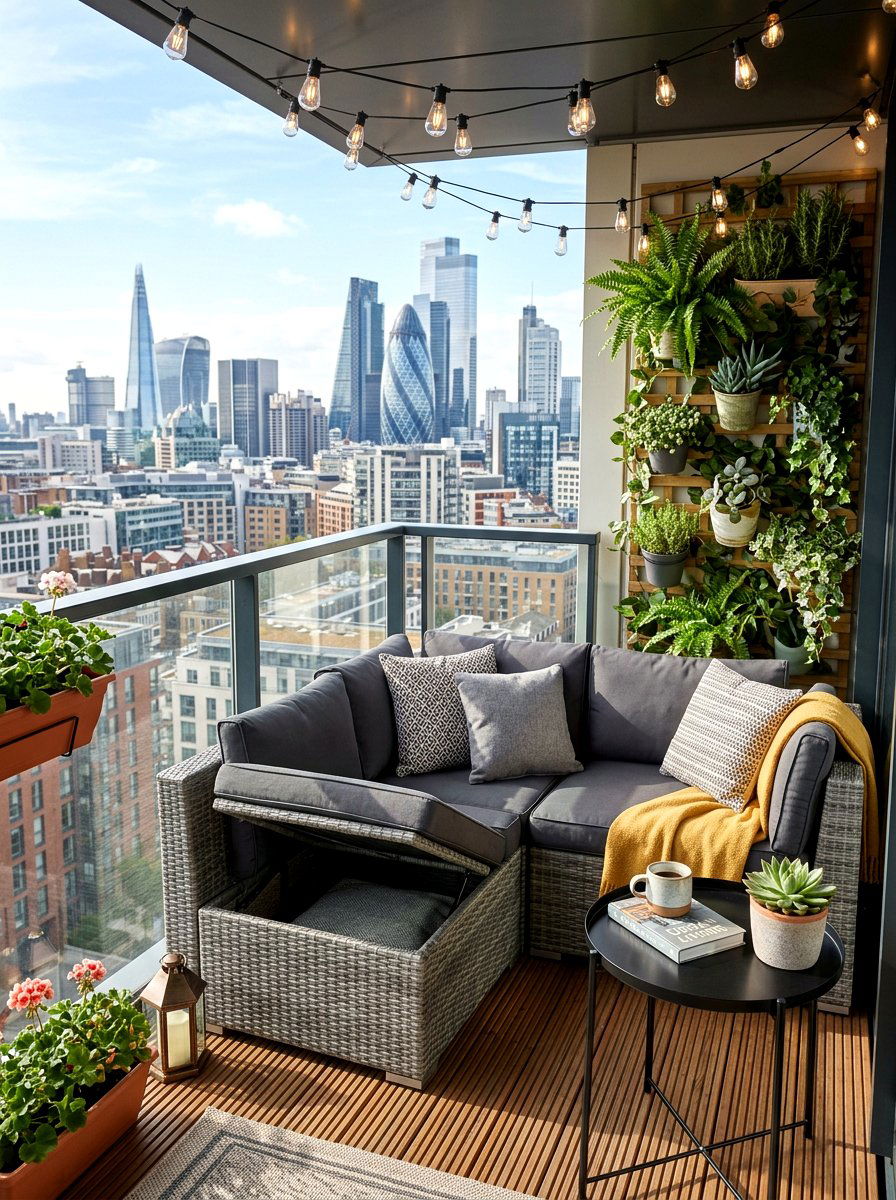 Small Balcony Sectional - 30 outdoor sectional ideas