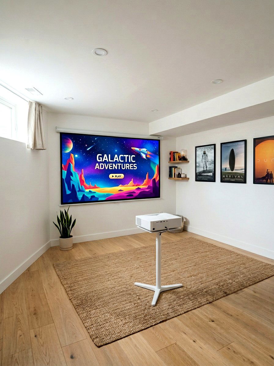 Small Basement Projector Setup - 30 basement theater ideas