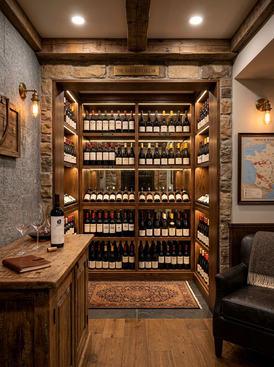 Small Basement Wine Nook - 30 basement wine room ideas
