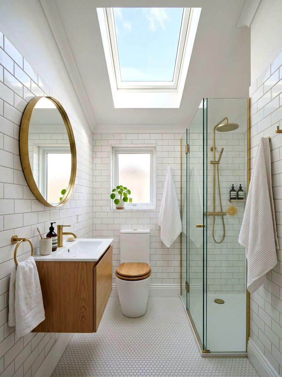 Small Bathroom Skylight - 30 shower skylight ideas
