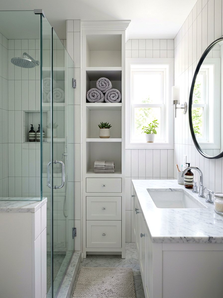 Small Bathroom Tall Narrow Cabinet - 30 slim storage cabinet ideas