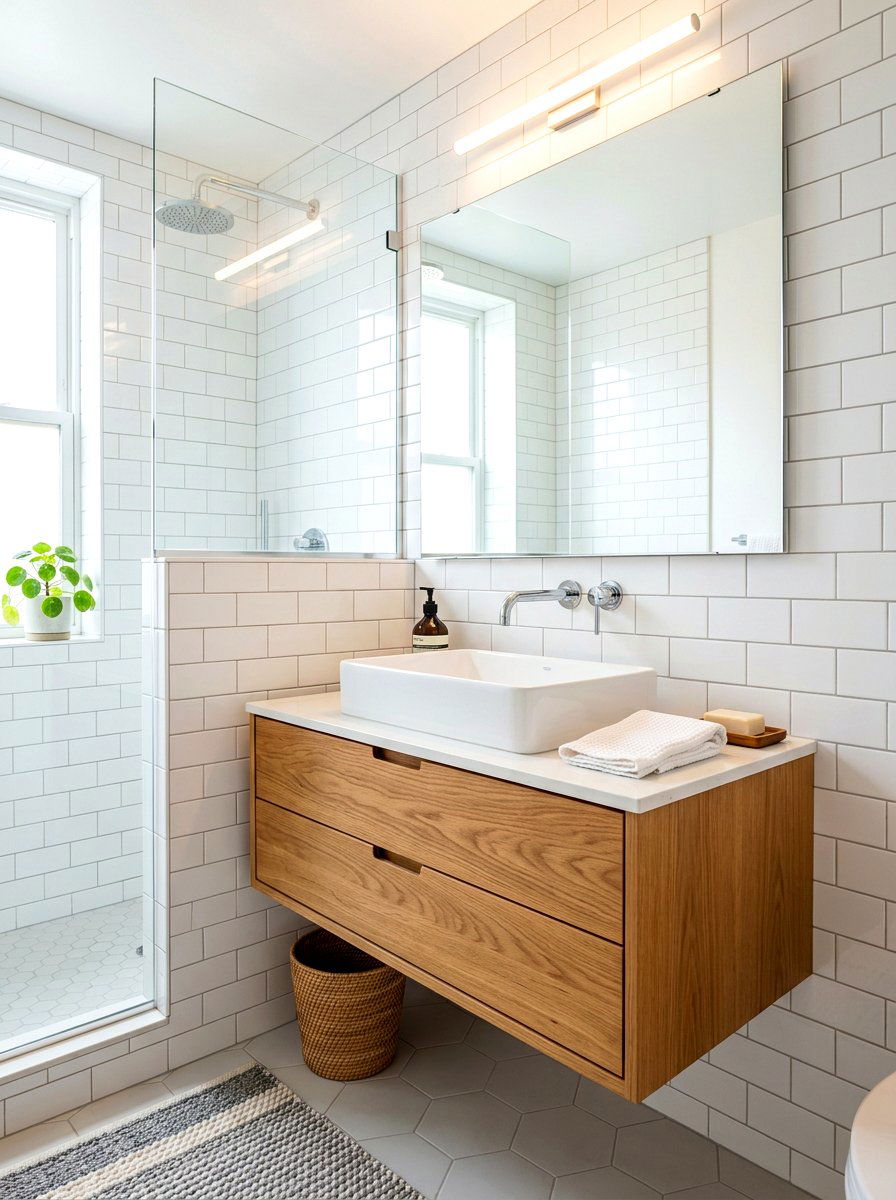 Small Bathroom Vanity - 30 studio apartment ideas