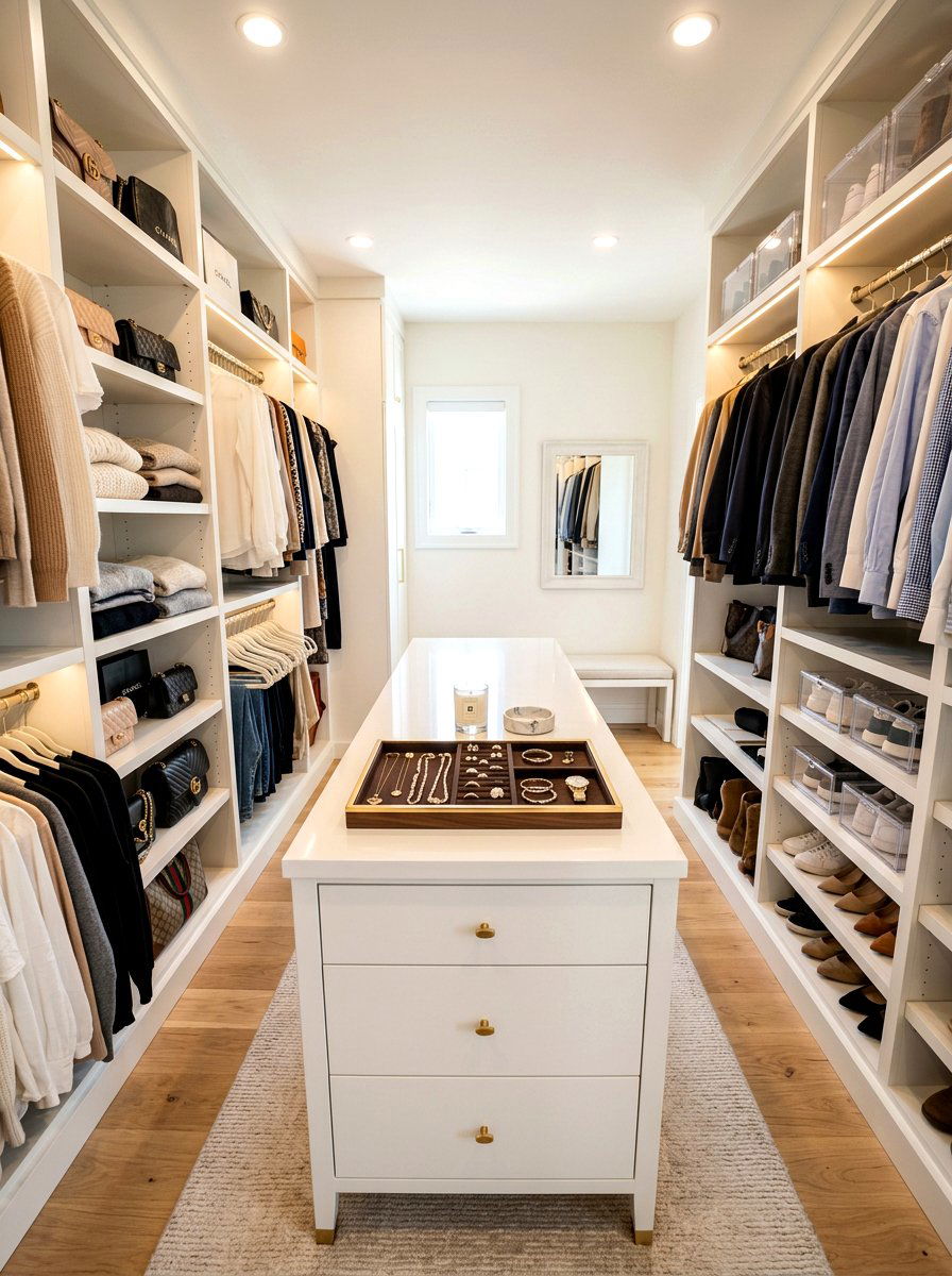 Small Bedroom Closet Island - 30 compact closet ideas
