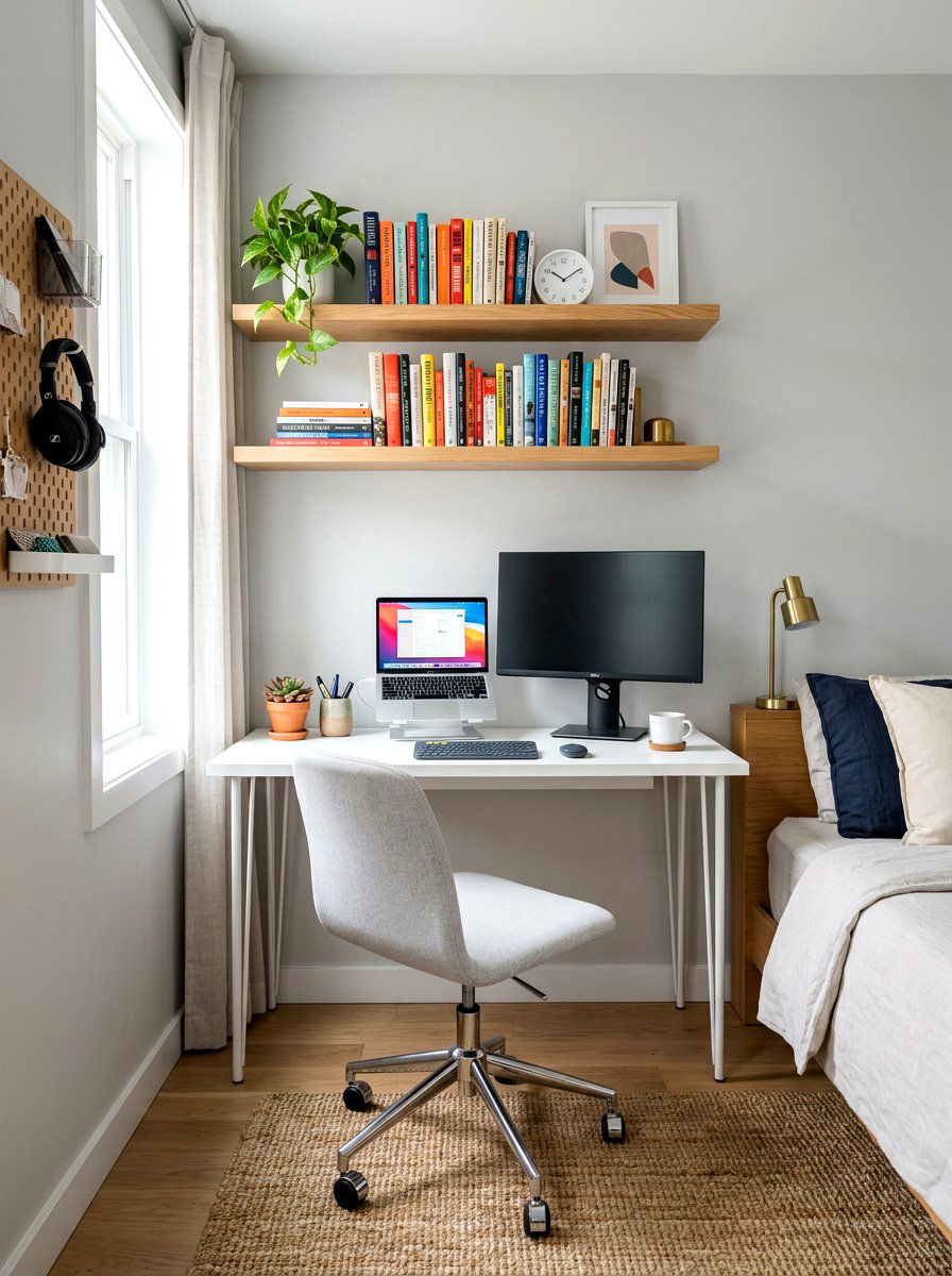 Small Bedroom Desk Setup - 30 teen study room ideas