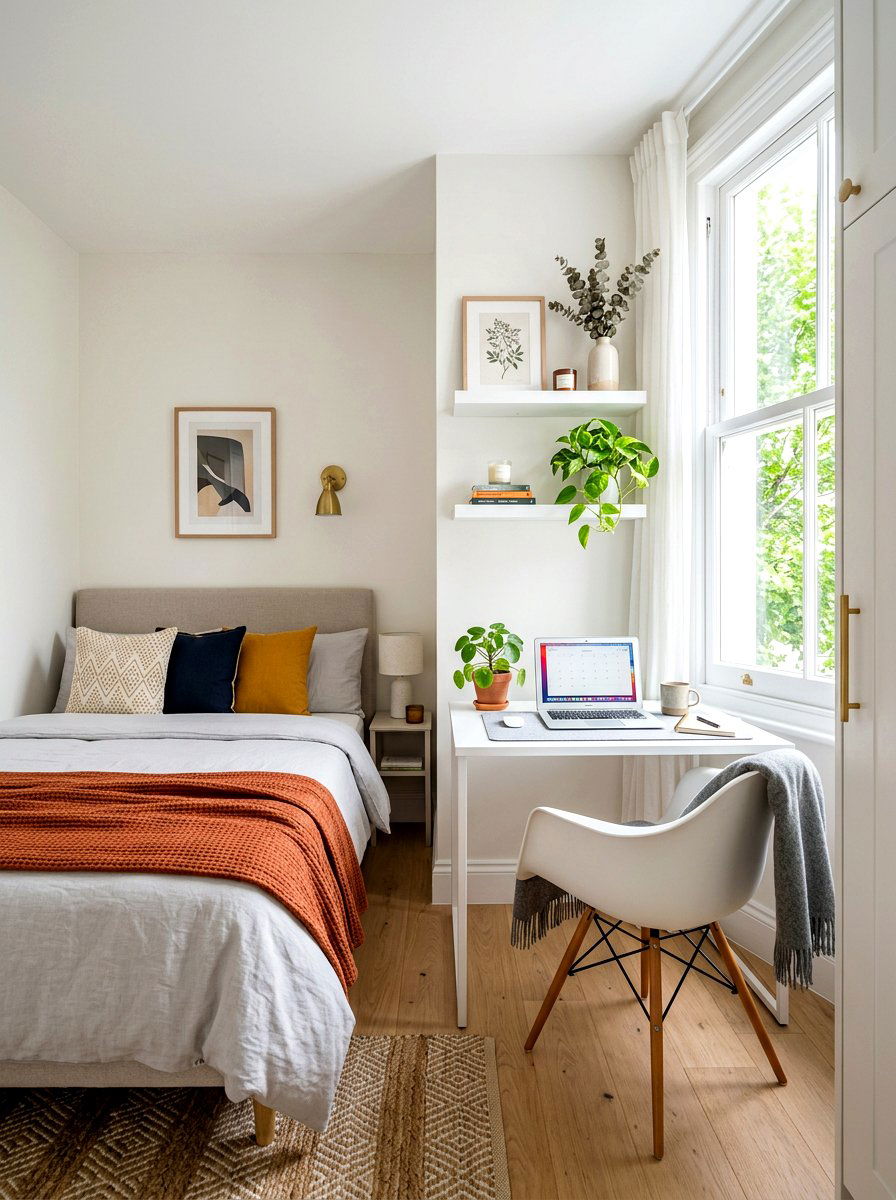 Small Bedroom Desk Workspace - 30 small bedroom ideas
