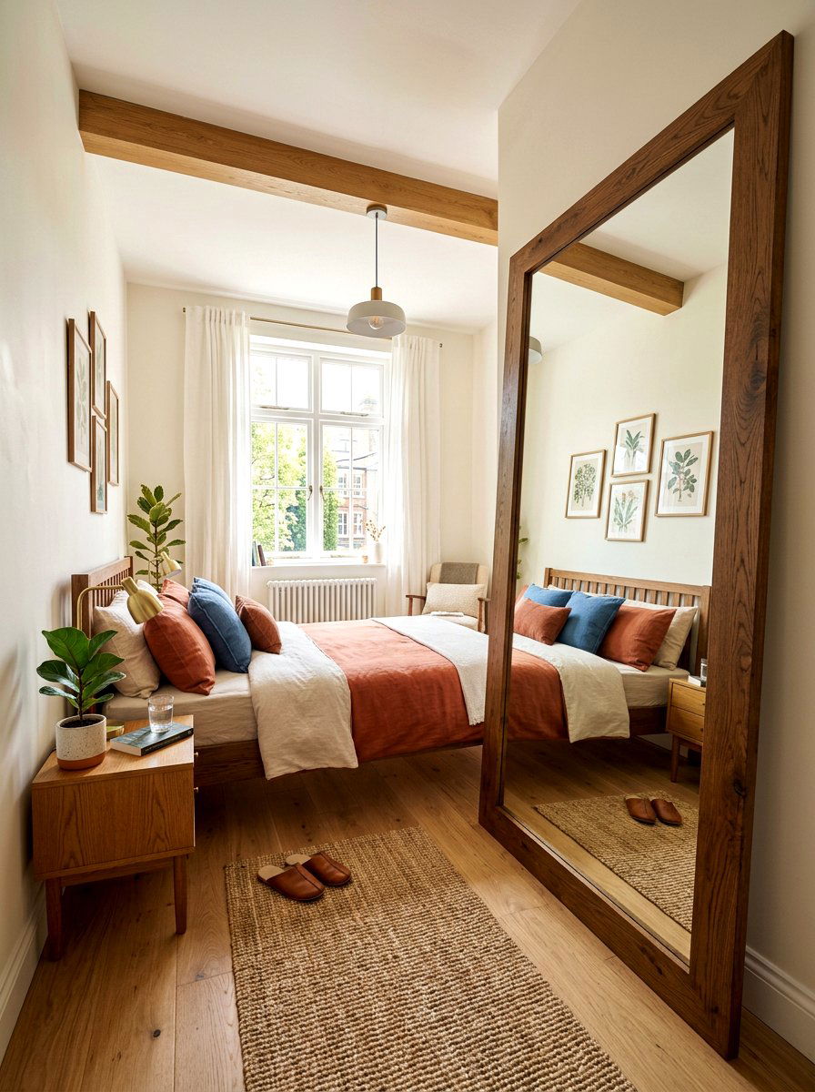 Small Bedroom Large Mirror - 30 small bedroom ideas
