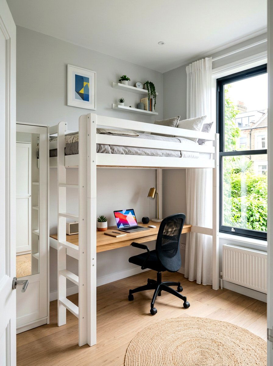 Small Bedroom Loft Bed - 30 small bedroom ideas