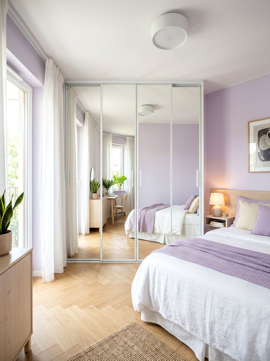 Small Bedroom Mirrored Closet - 30 mirrored closet ideas