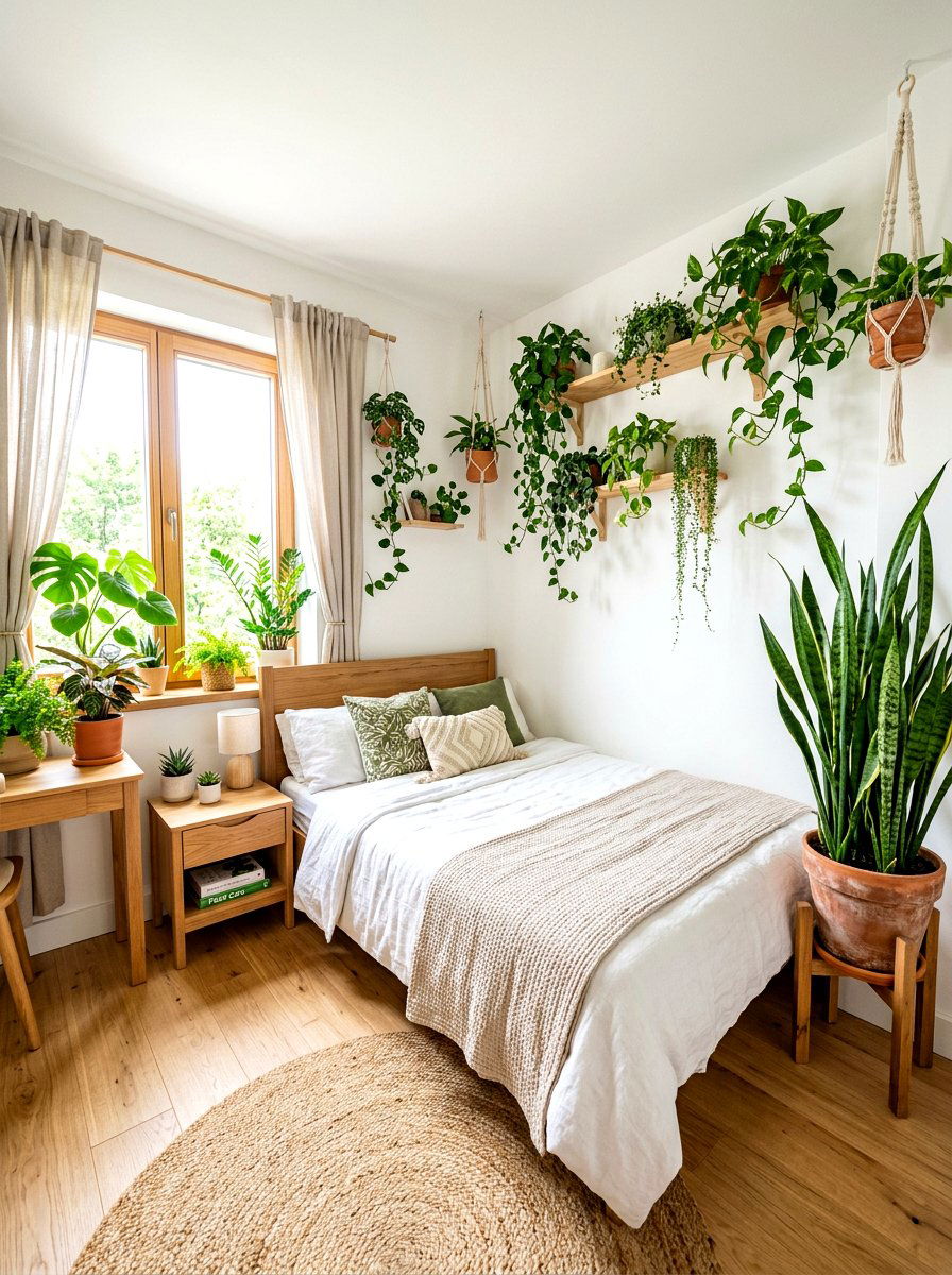 Small Bedroom Plants - 30 small bedroom ideas