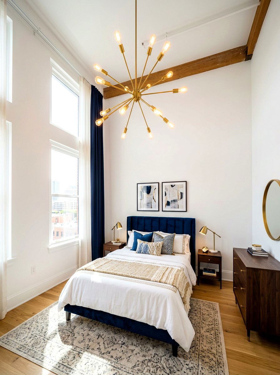 Small Bedroom Statement Lighting - 30 small bedroom ideas