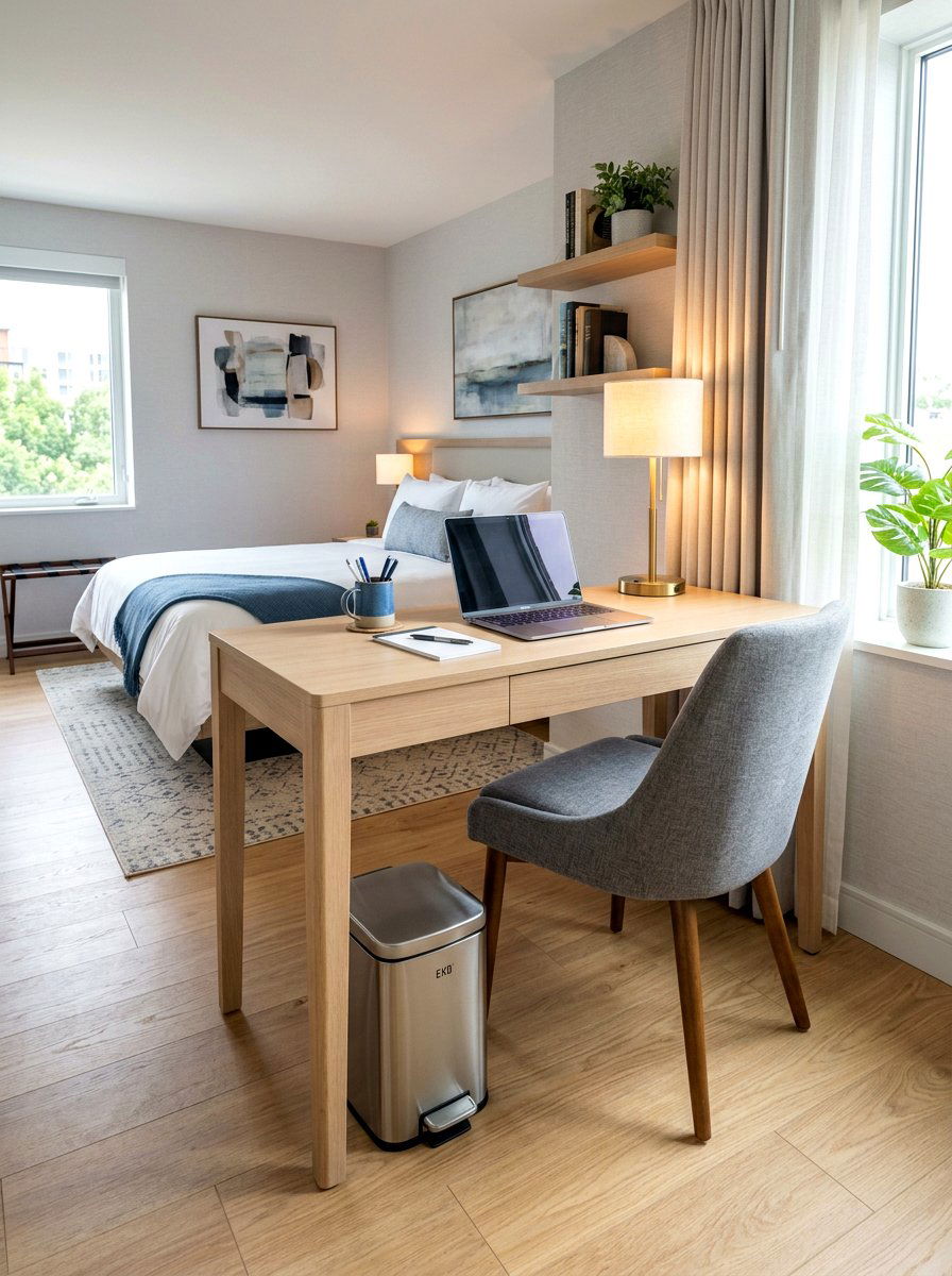 Small Bedroom Trash Can - 30 organizing a guest room ideas