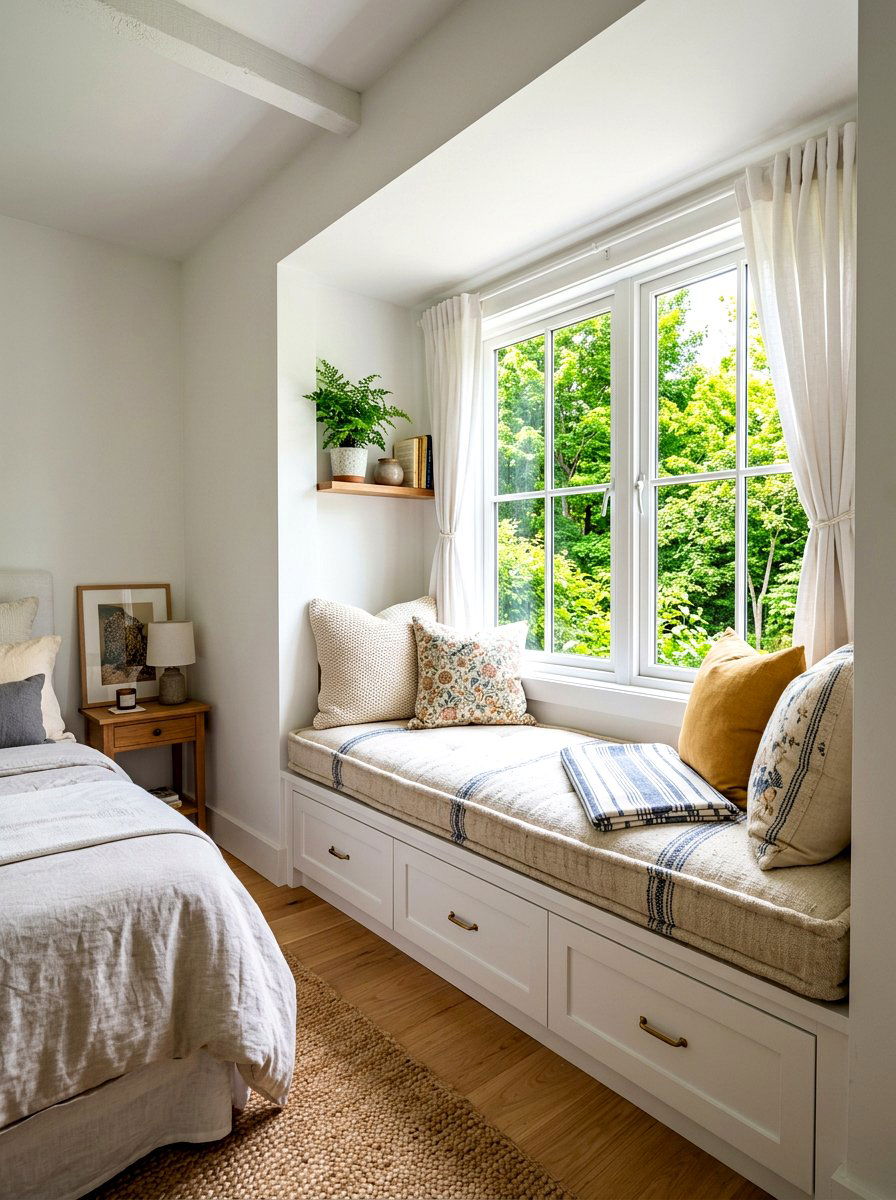 Small Bedroom Window Nook - 30 small bedroom ideas