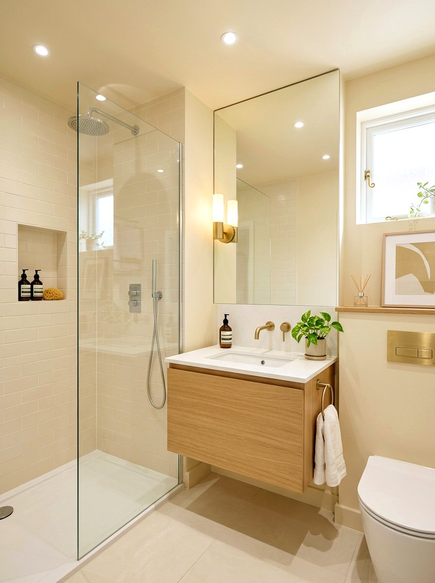 Small Beige Bathroom - 30 beige bathroom ideas