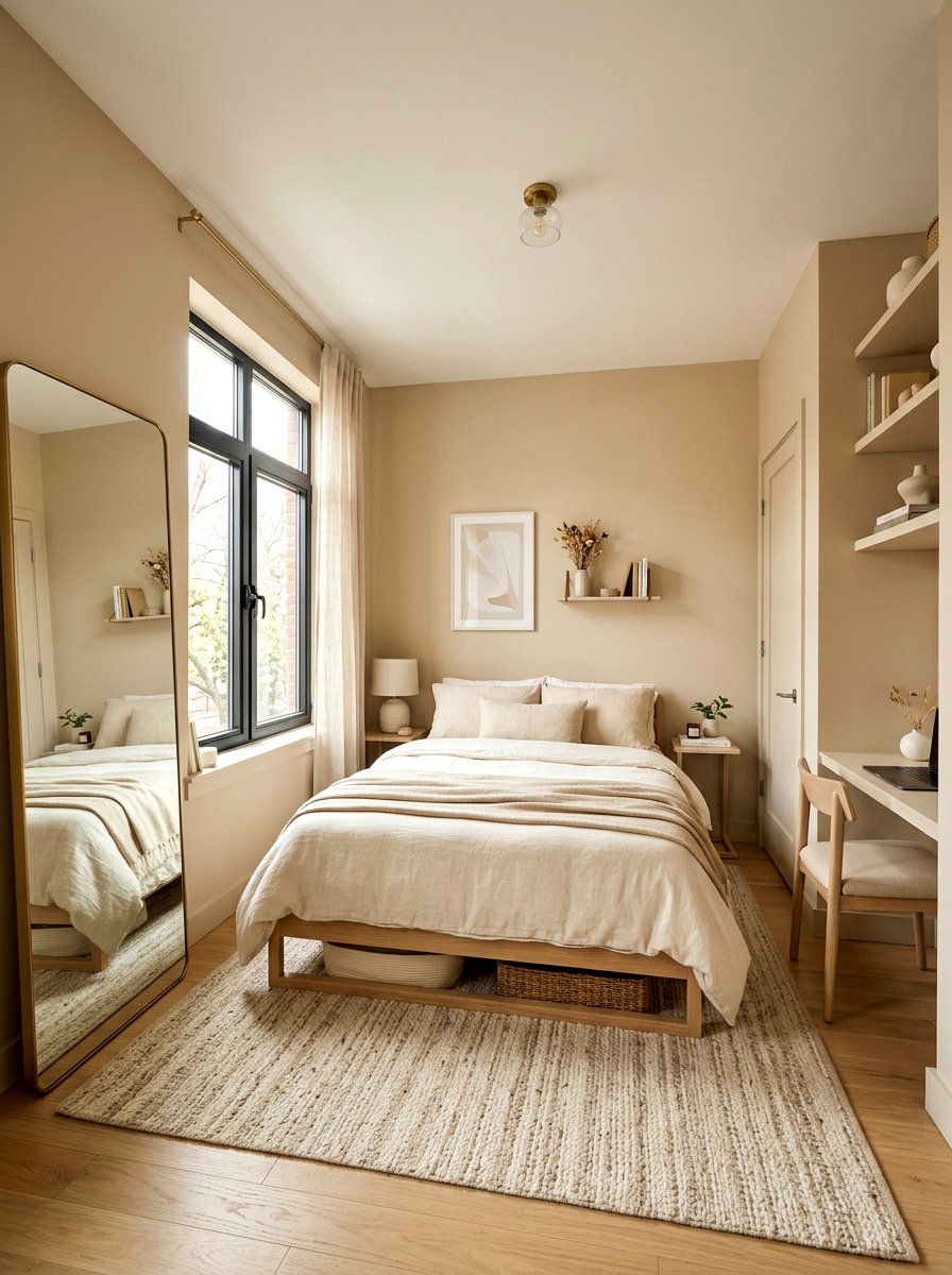 Small Beige Bedroom Layout - 30 cream and beige bedroom ideas