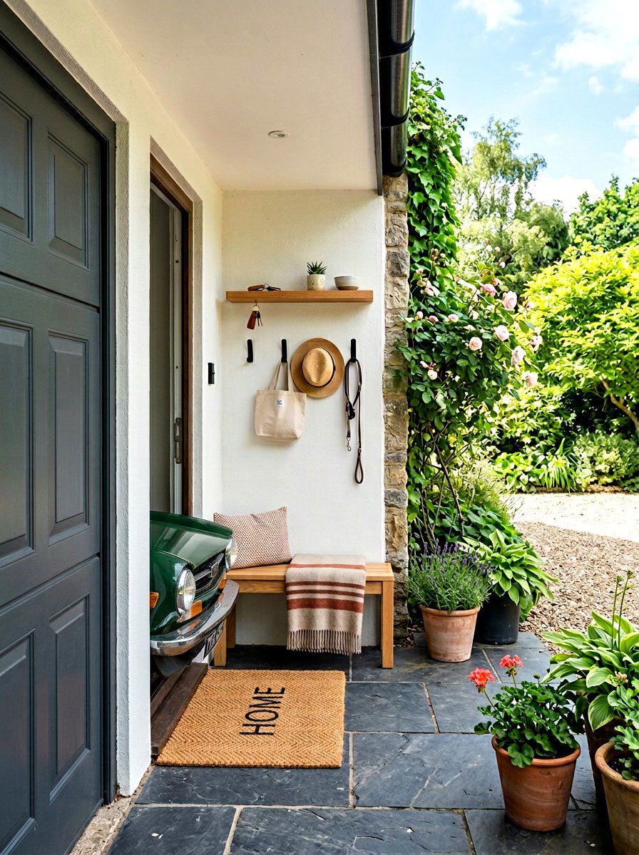 Small Bench Seating - 30 garage mudroom ideas